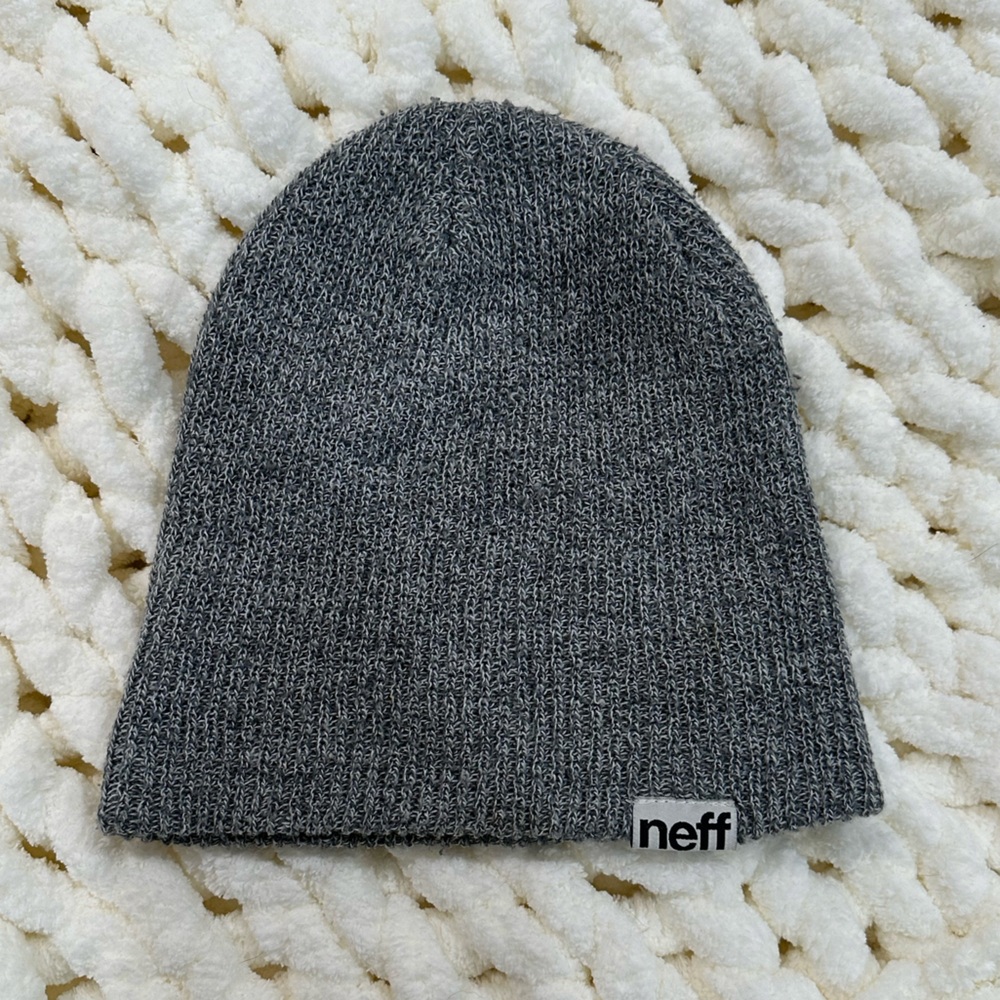 Neff Ribbed Beanie (grey, unisex)